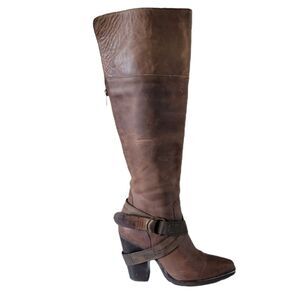 Steve Madden Brown Heeled Boots